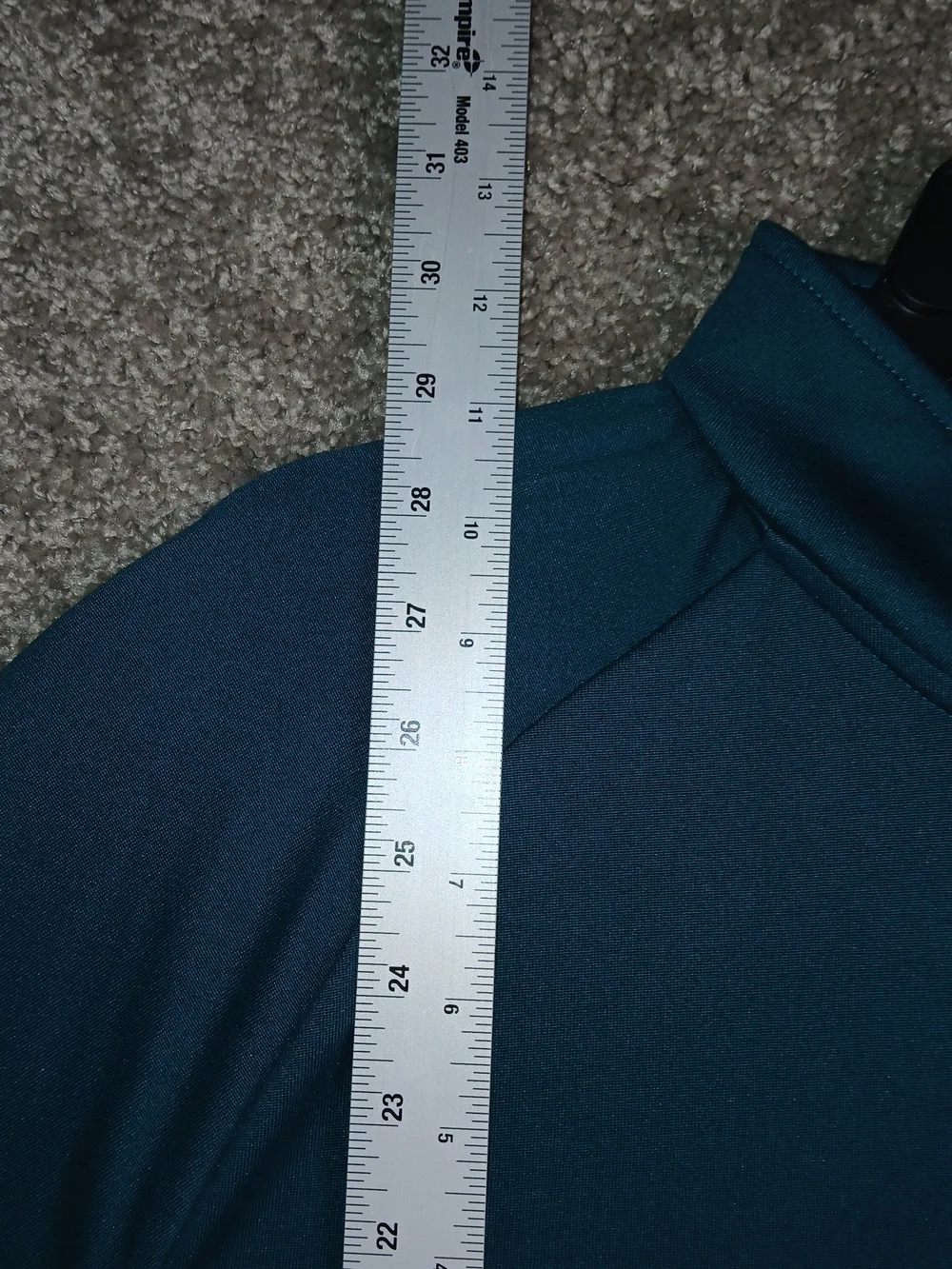 Under Armour Teal Long Sleeve‎ 1/2 Zip Performance Shirt for Men XL